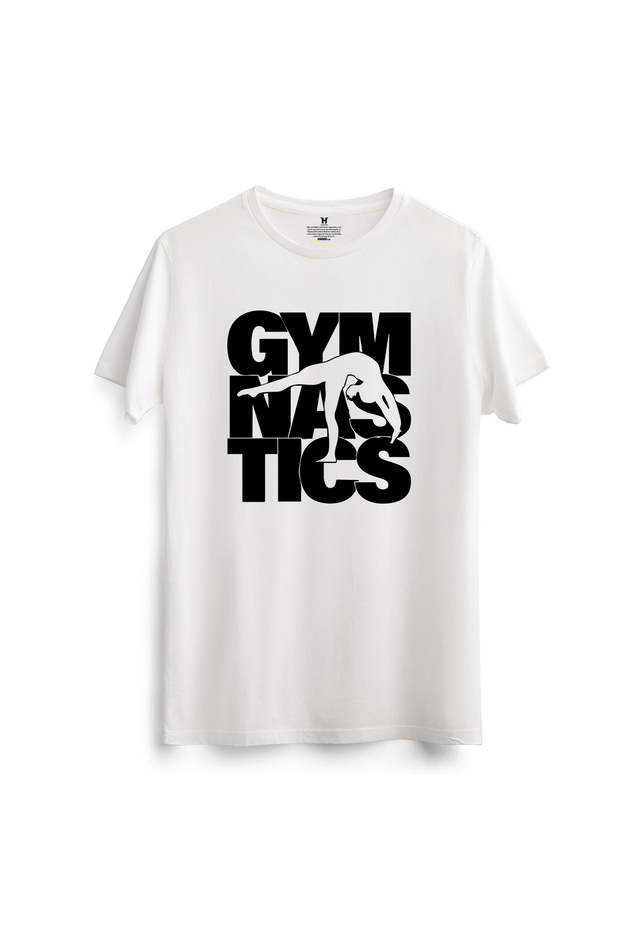 Gymnastics Printed Cotton T-Shirt Gymnastics Gymnastic Training Training