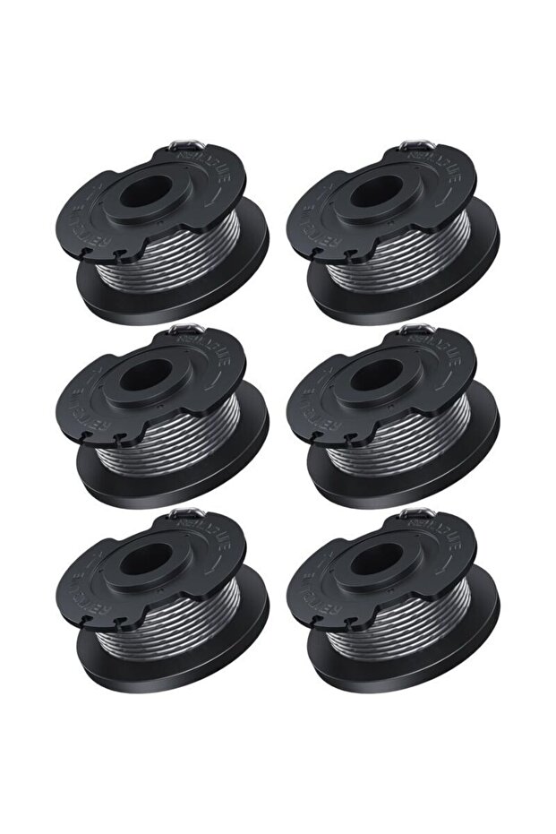 1.6mm x 5m mowing line for Bosch EasyGrassCut, includes 6 F016800569 spools.