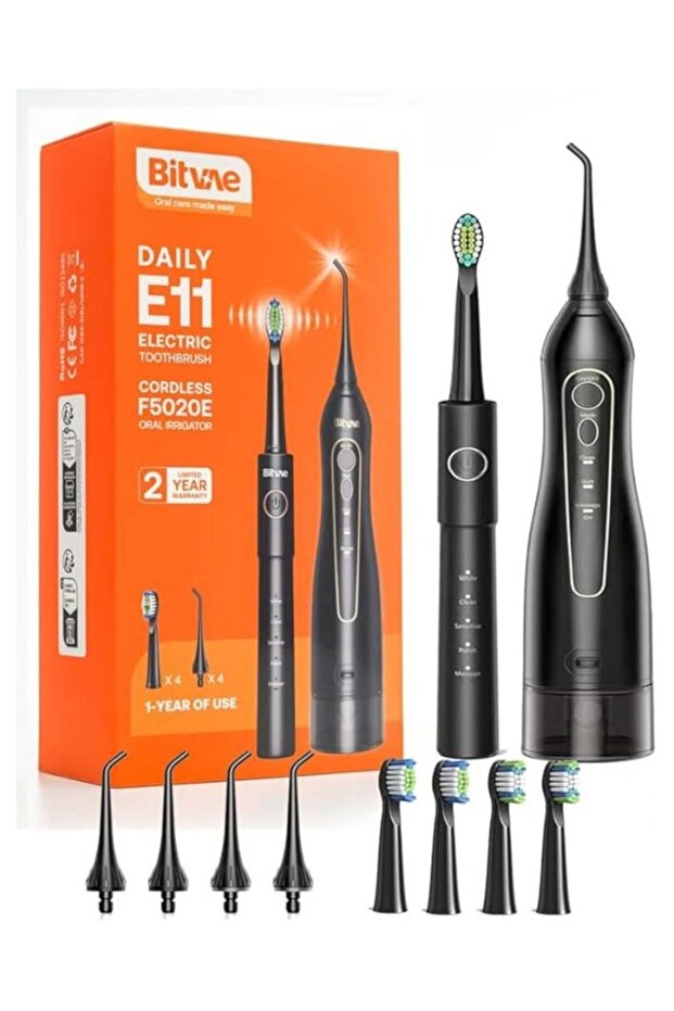 Electric Toothbrush with Water Flosser, E11-F5020E