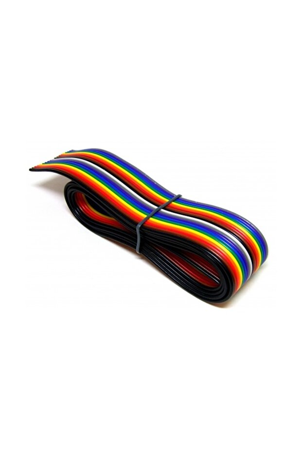 Rainbow Color Flat Ribbon Cable 1 meter