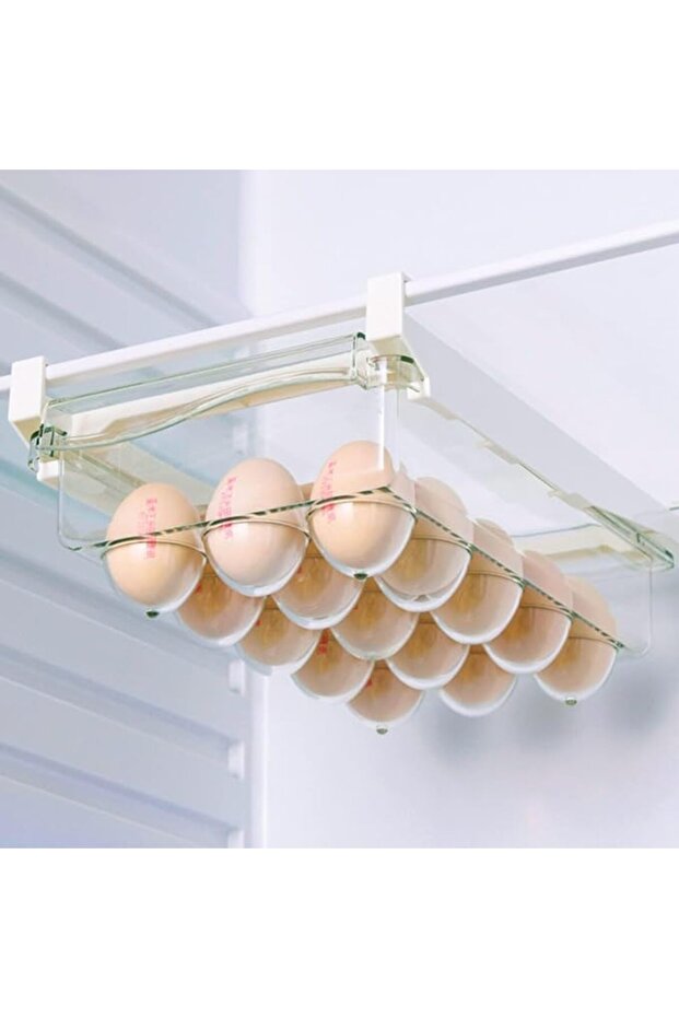 Egg Holder For Refrigerator,Egg Container Egg Storage Drawer for Refrigerator Mini Fridge Dra