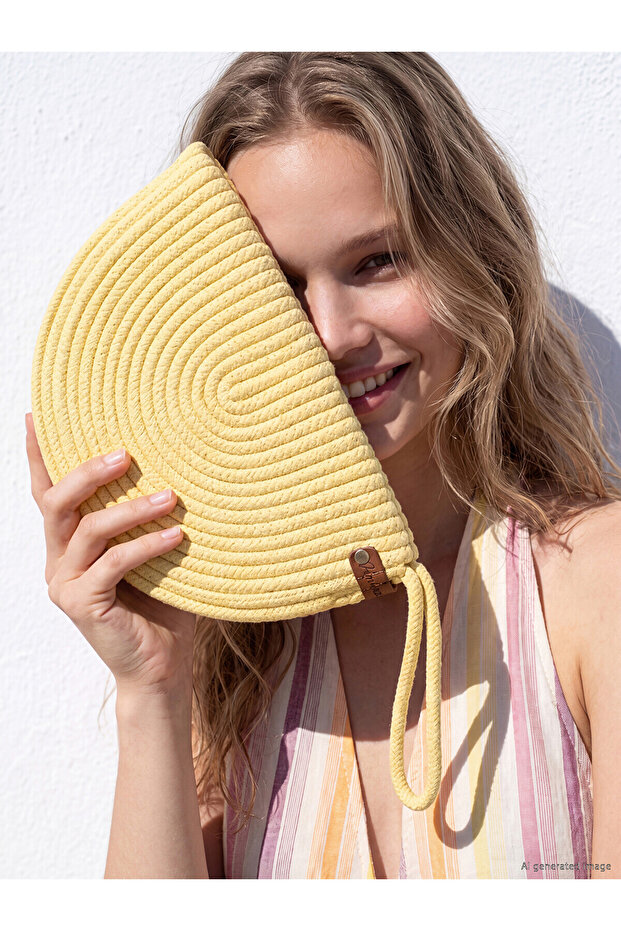Nevavm Wicker Women's Shoulder Bag with a Difference