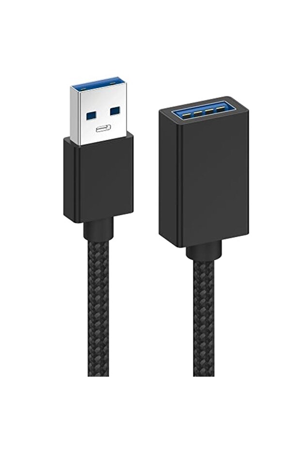 كابل تمديد USB، موصل USB، كابل تمديد USB 3.0، سلك ذكر إلى أنثى عالي السرعة متوافق مع نقل البيانات