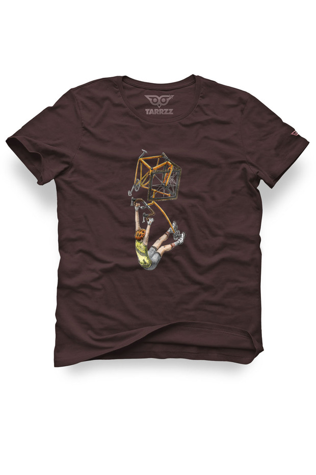 Unisex 100% Cotton Regular Fit Biker Printed T-Shirt - Ride the Edge Design T-Shirt