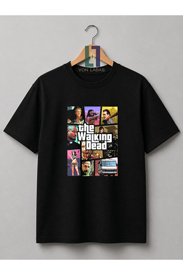 The Walking Dead Designed High Print Quality Unisex New Season Oversize Cotton T-Shirt