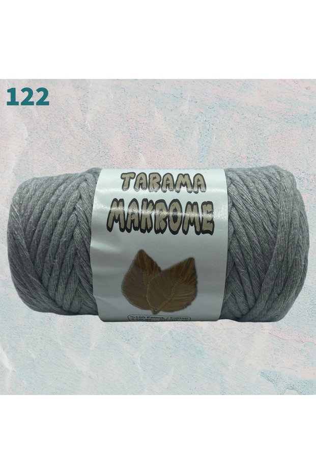 Tarama Macrame 5 mm - 122 Medium Gray