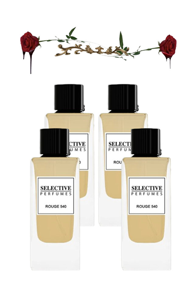 4 قطع من عطر روج 540 سعة 85 مل