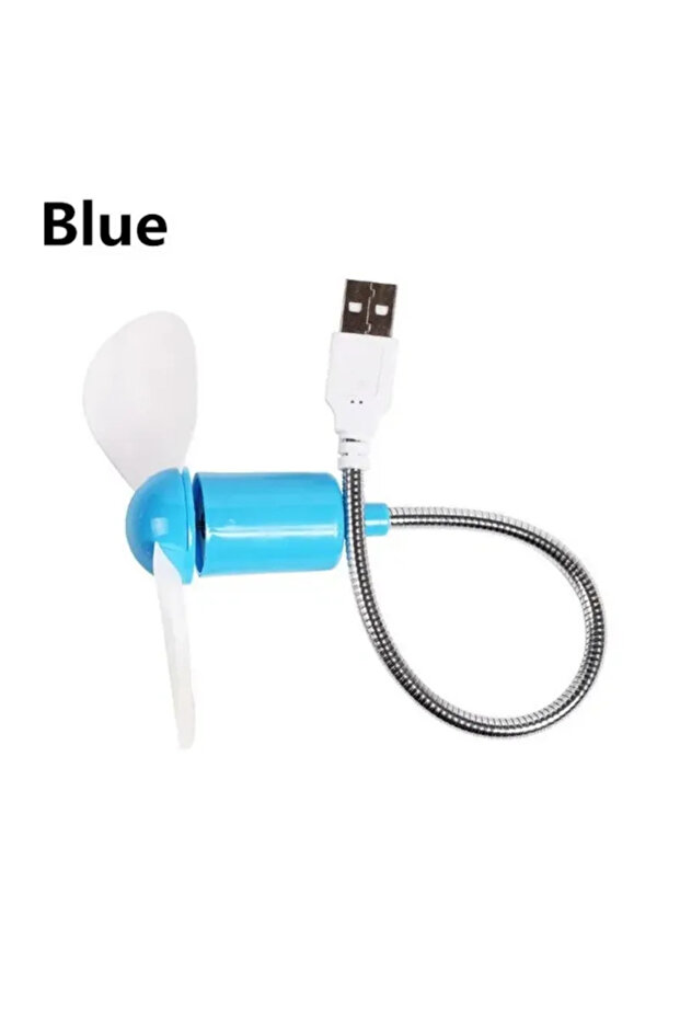 Blue 1Pc USB Snake shaped Notebook Fan USB Fan Mini Fan USB Small Fan Computer Phone Fan