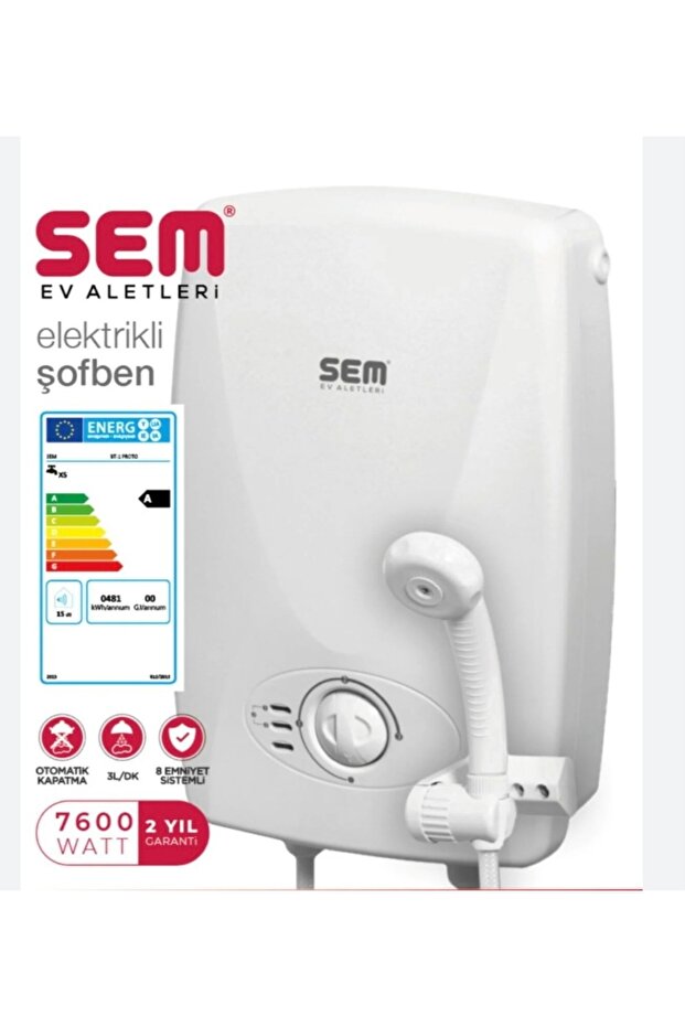 Selen Elektrikli şofben