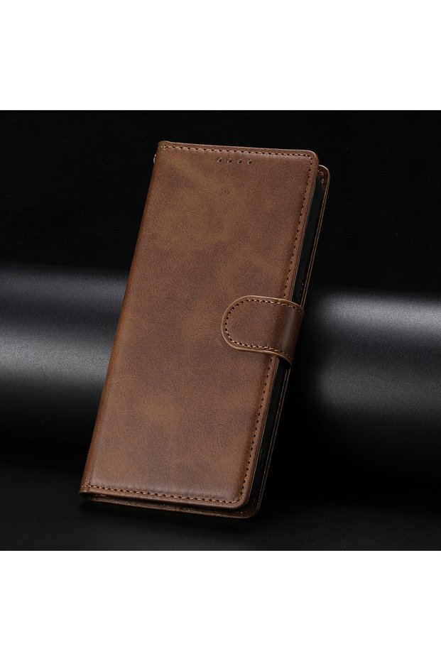 Galaxy A17 Brown 016 Leather Flip Case For Samsung Galaxy A17 A37 A57 A27 A36 A56 A16 A26 A15 A35 A5