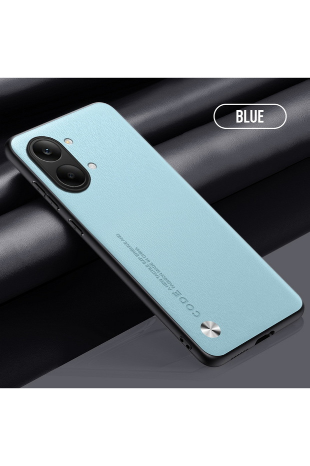 حافظة جلدية لهاتف Poco X8 Pro Max باللون الأزرق الفاتح، غطاء من مادة TPU بلون نقي، حافظة هاتف مقاومة للصدمات