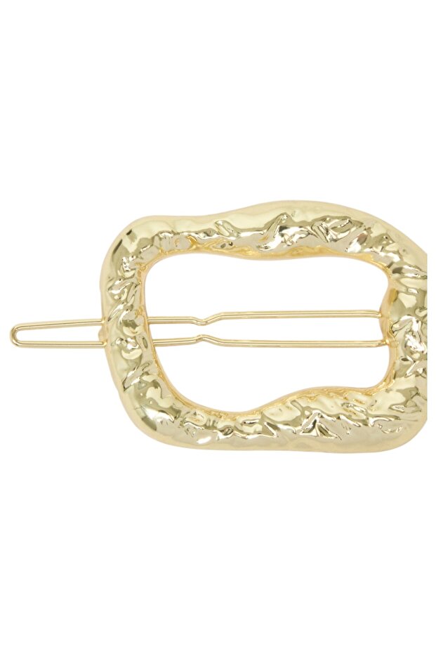 Molten Square Barrette Hair Clip