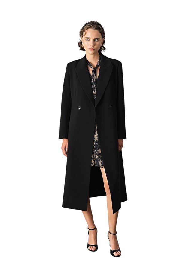 Women Azra Twill Structured Coat