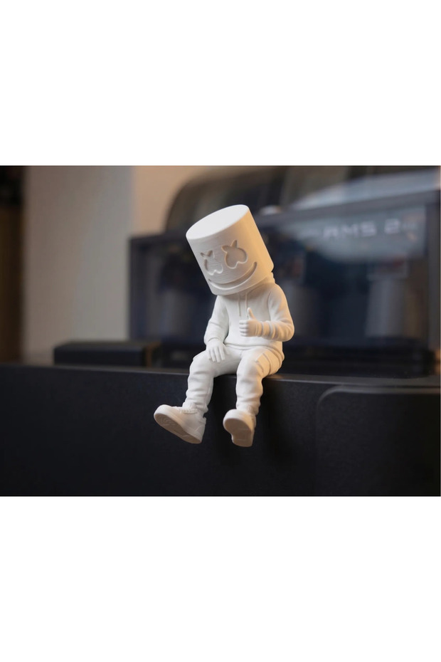 Marshmello Edge Figure Desktop Monitor and Shelf Top Decor