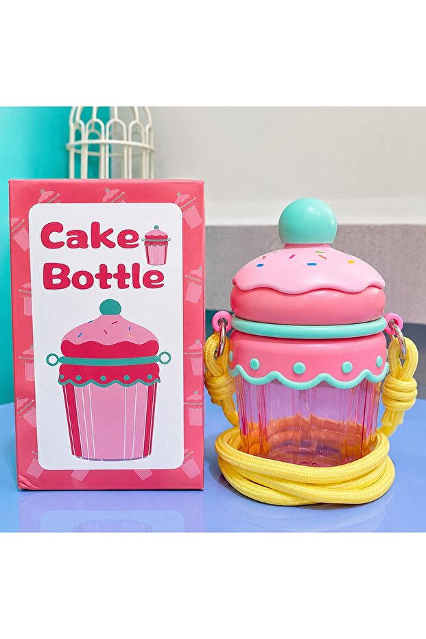 زجاجة مياه للاطفال - بتصميم كب كيك (Cake Bottle )