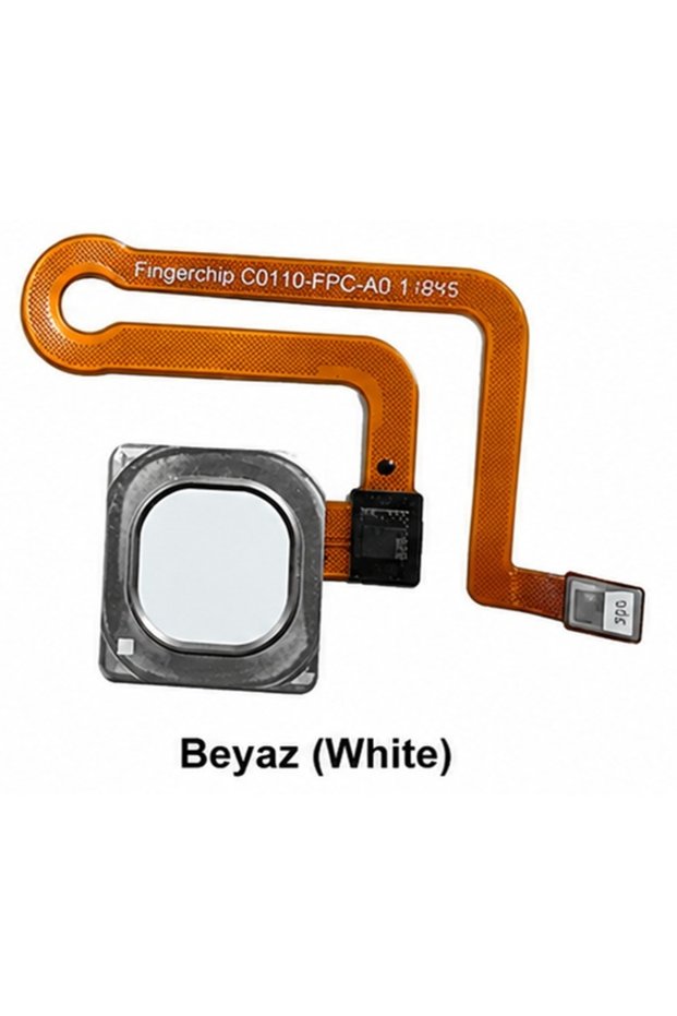 Fingerprint Film Reader Flex Compatible with Vivo Y15-2019 White