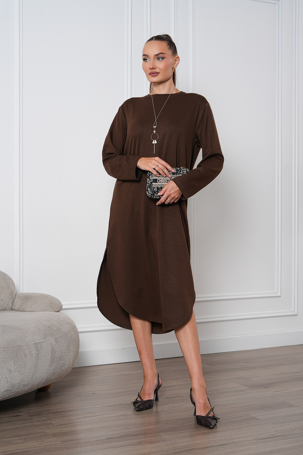 Etegi Oval Slotted Oysho Tunic with Necklace