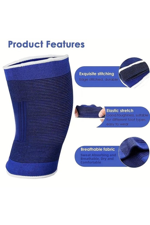 Elastic Athlete's Daily Life Wrist Protection Knee Brace Set of 2