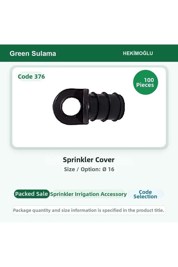 Drip Stop Plug Ø 16 100 Pieces Package Code 376
