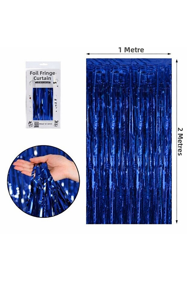 Metalized Background Curtain 2X1M