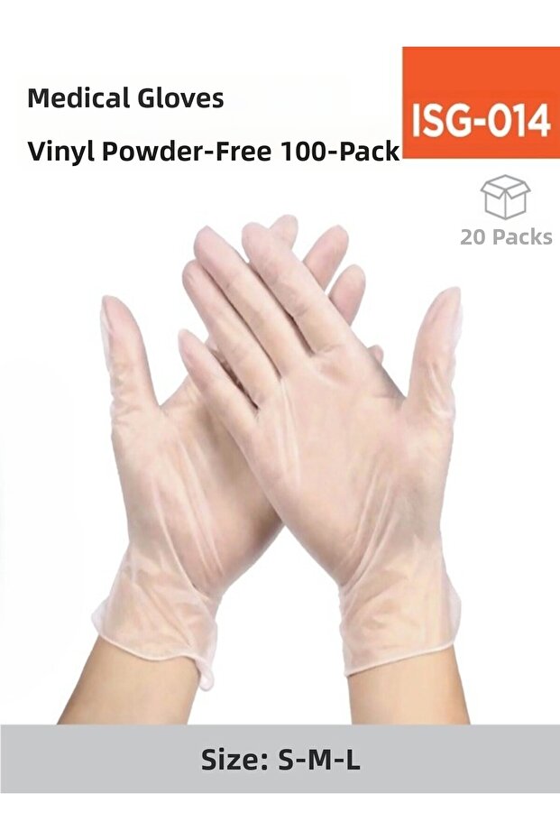Inspection glove vinyl powder-free 100 pieces
