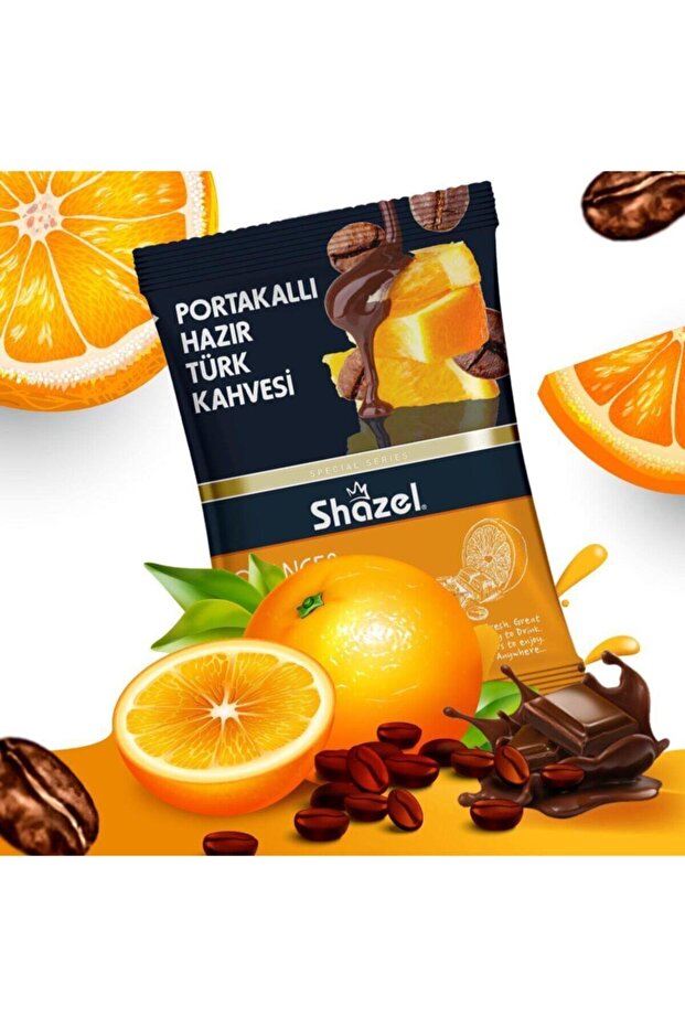 Portakallı Hazır Türk Kahvesi 100 gr X 6 Adet (AROMALI) - 2