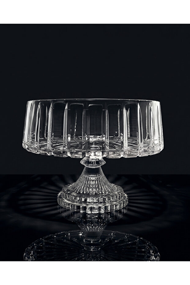 Kristal Dekor Elegant Glass Acid Polishing Bowl-Salad Bowl 24cm