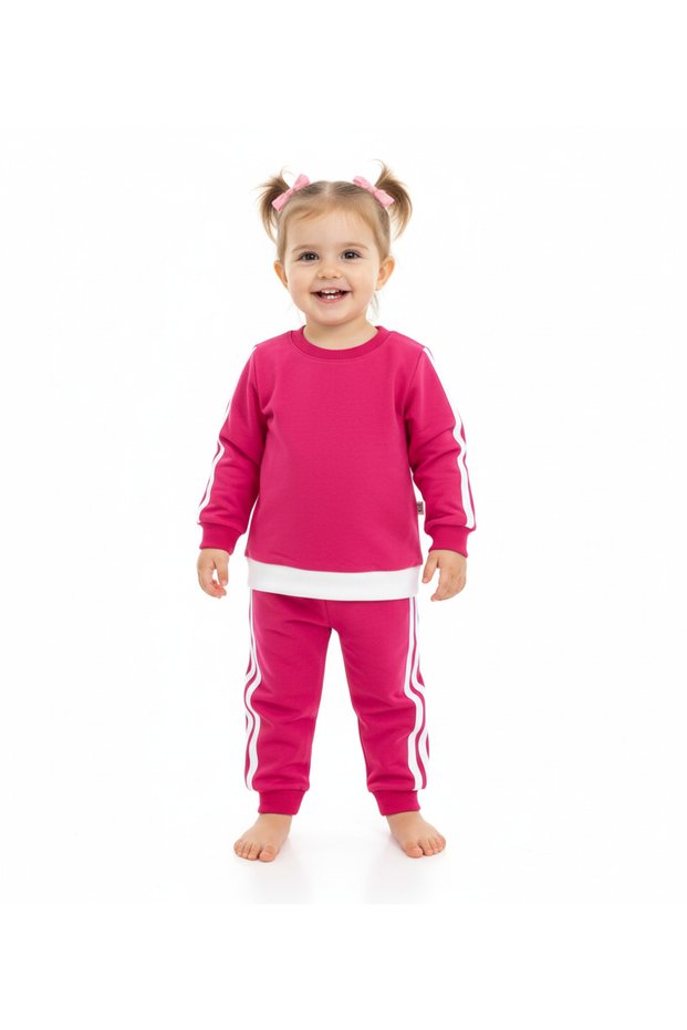 Side Striped Unisex Bottom - Top Set 0-24 5 Colors