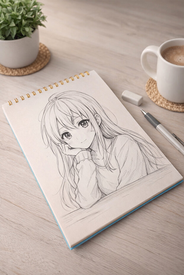 دفتر رسم بتصميم أنمي - 6