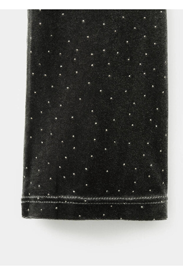 Glänzendes asymmetrisches Samtkleid - 5