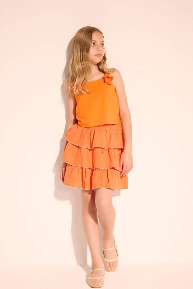 Muslin Skirt for Girls H4268A826Sm