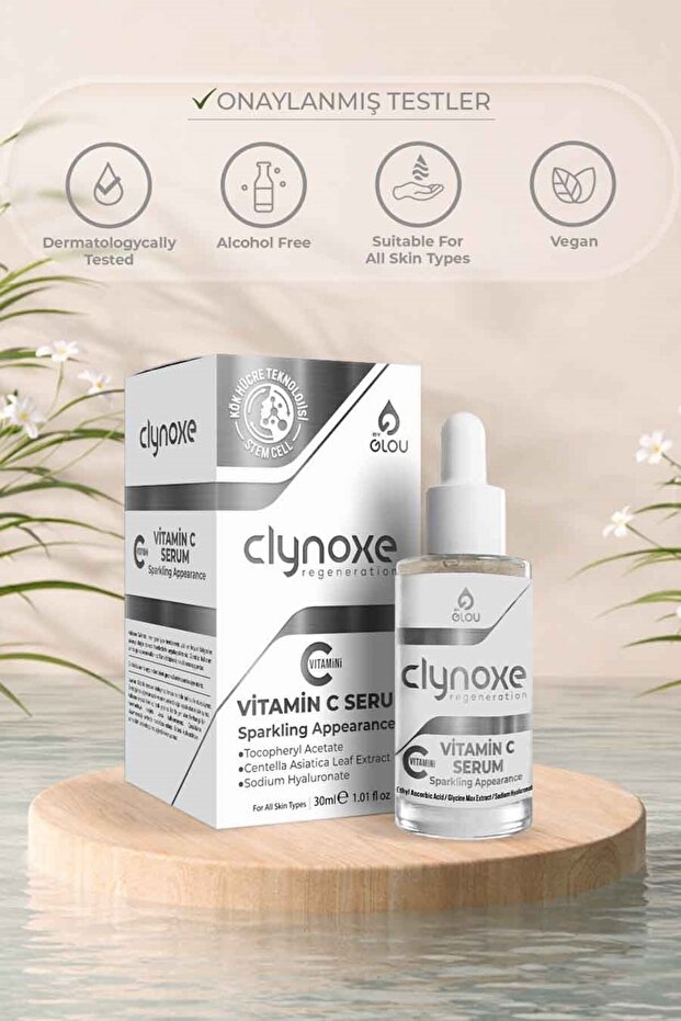 Clynoxe Vitamin C Serum, Revitalizing Facial Care Serum 30 ml