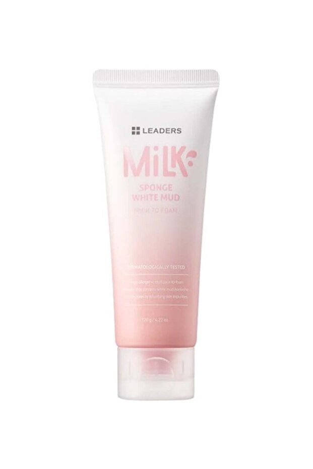 Milk Sponge White Mud Pack to Foam | Pore Purifying Facial Cleansing Foam | 120g