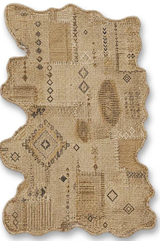 Sdt Fish Theme Patterned Modern Woven Base Decorative Carpet Mosso3436