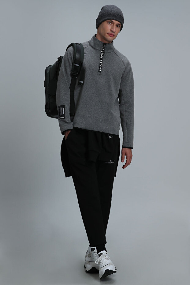 Davın Erkek Sweatshirt Gri - 4