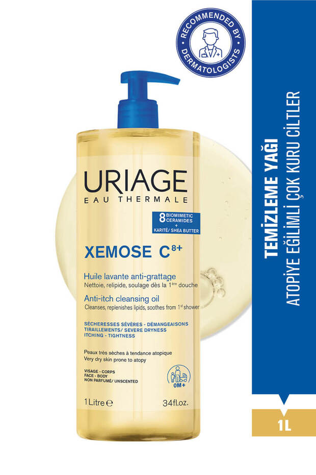 Xemose C8+ Cleansing Oil for Atopy-Prone and Very Dry Skin 1L