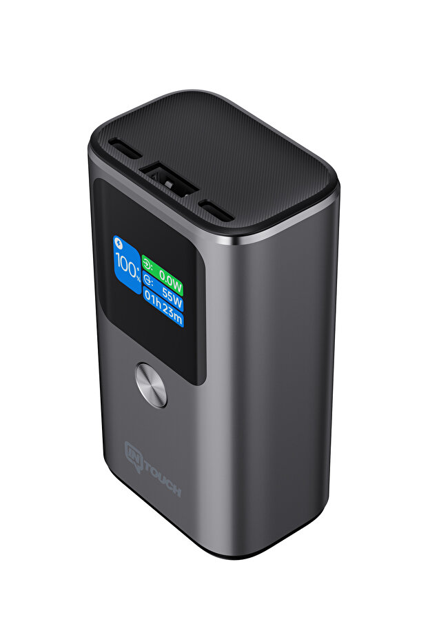 10.000mAh Ultra Hızlı Şarj 55W TFT Ekranlı Powerbank - Premium Serisi - 4