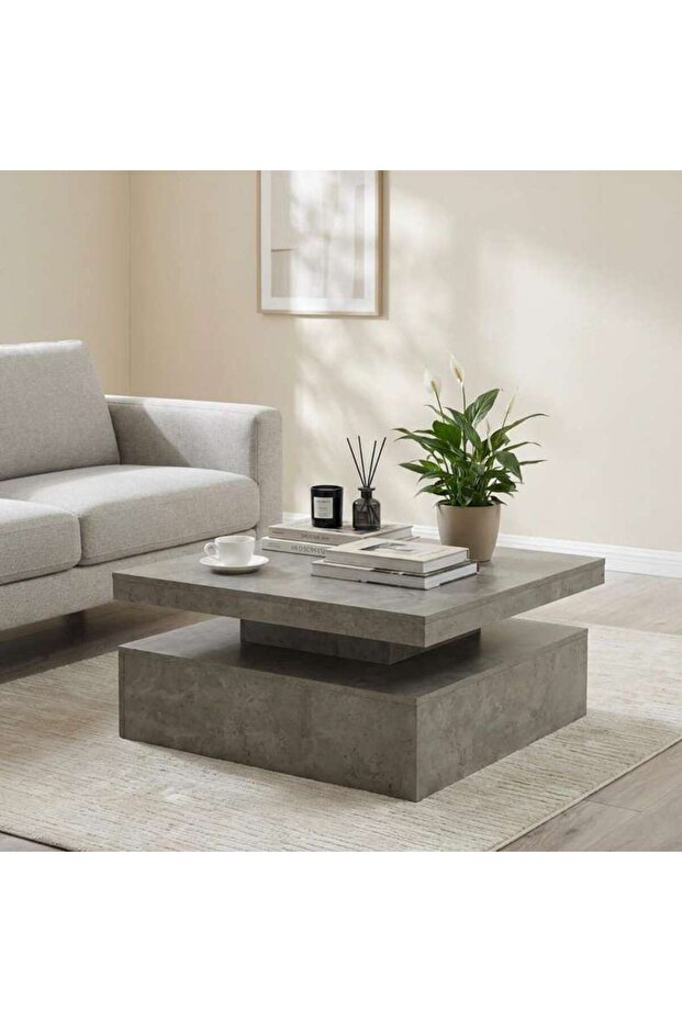 Kapehorn Coffee Table Melamine - Grey