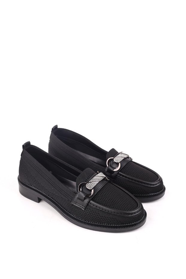 Shoe Basket Hs807 Women's Knitwear Stone Casual Shoes