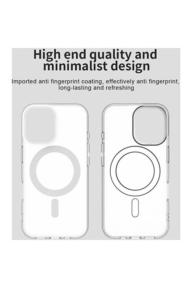 Husă pentru iPhone 16 Plus - CandyCase MagSafe - Albă - 2