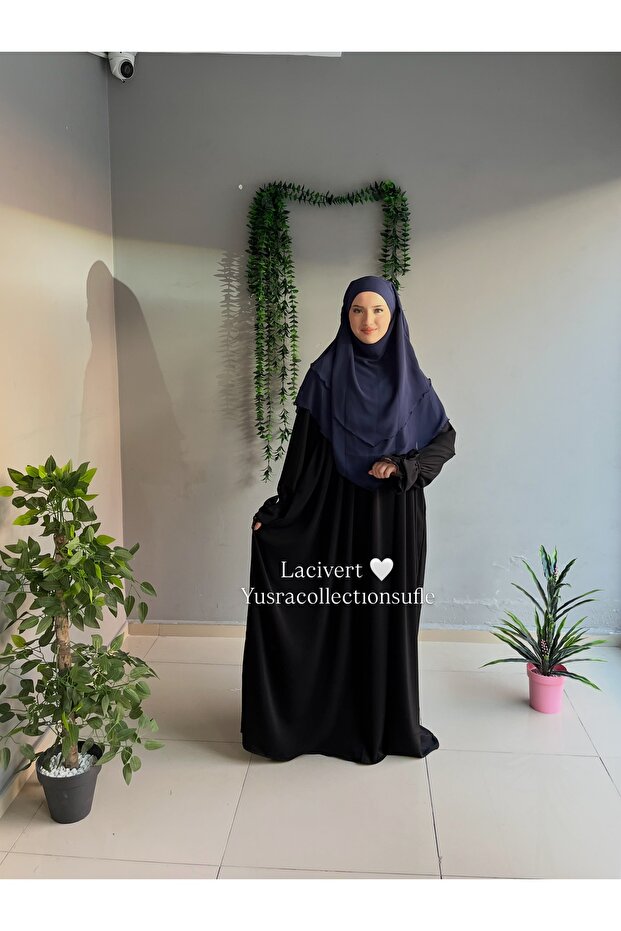 حجاب شيفون متوسط الطول سوفليه