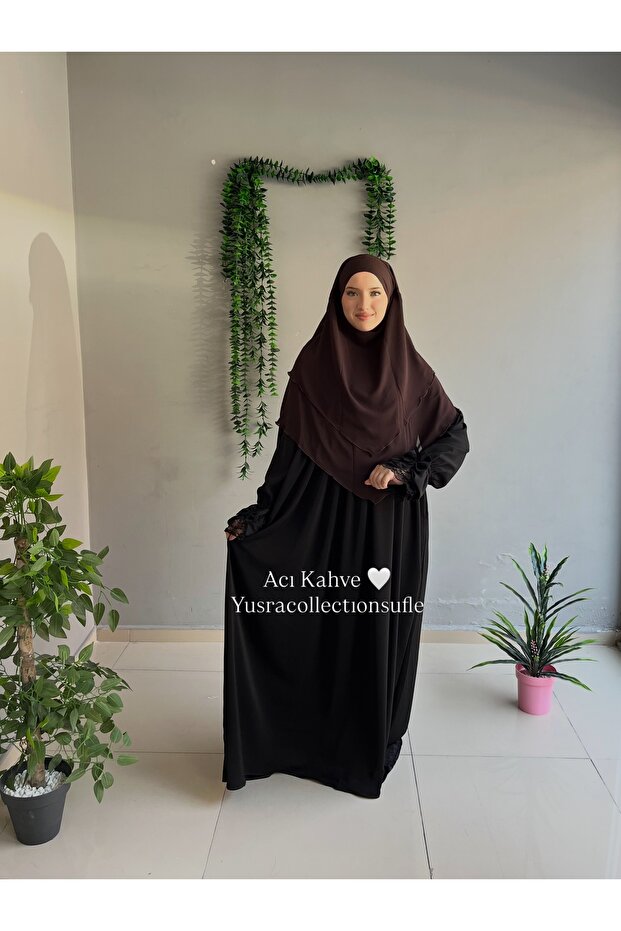 حجاب شيفون متوسط الطول سوفليه
