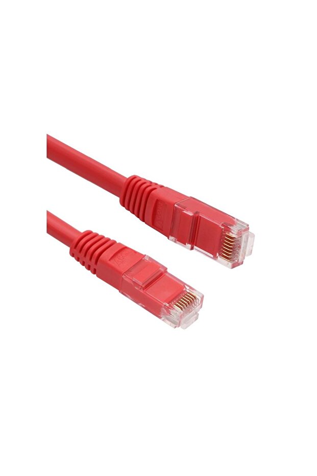 NP611B-R-5.0 Cat6 5.0mt كابل التصحيح Utp الأحمر