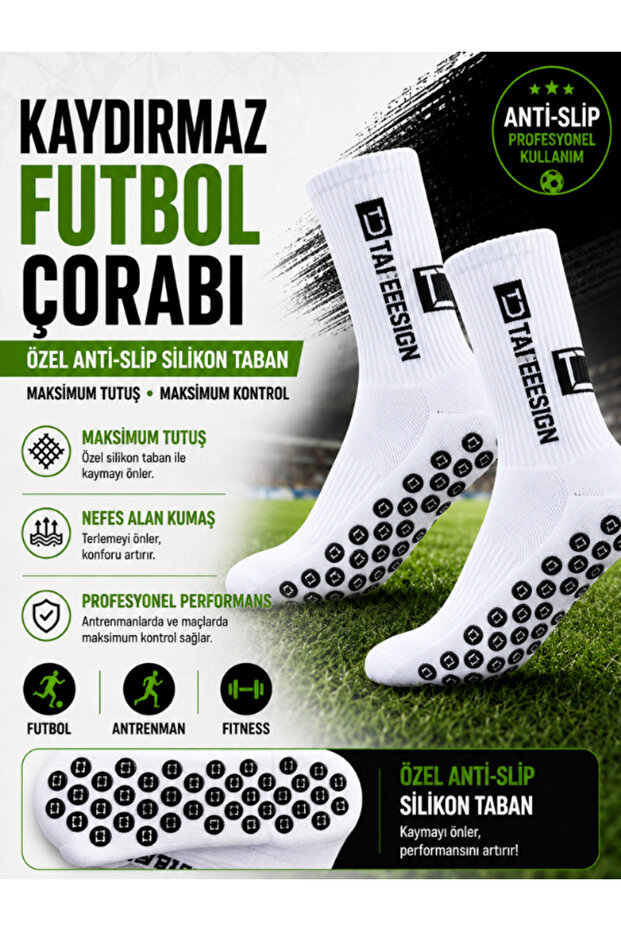 Special White Non-Slip Silicone Towel Sole Seamless Match Pro Sports Socks