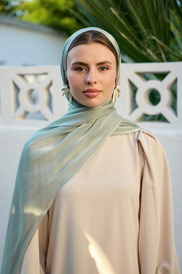Water Green Janjan Shawl