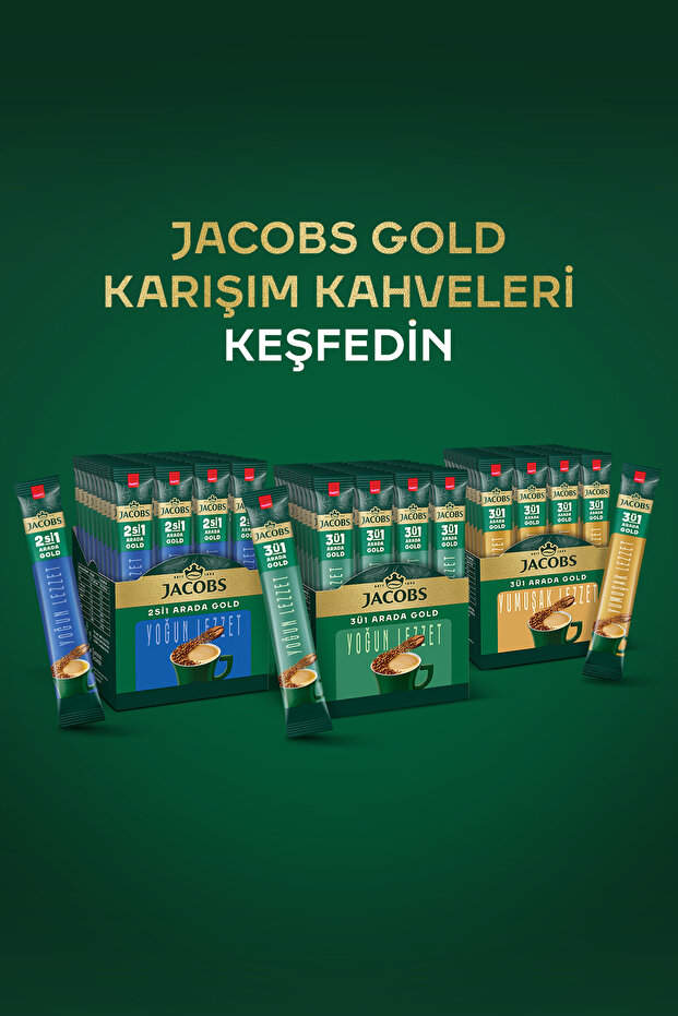 3'ü 1 Arada Gold Yoğun Lezzet Karışım Kahve 40'lı Kutu - 4