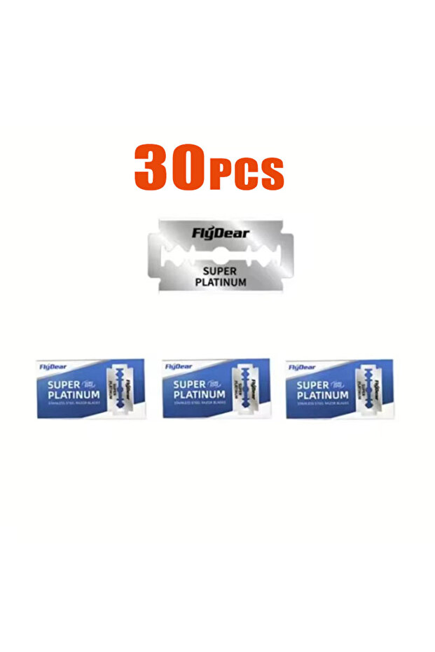 30PCS 10/50/100Pcs Stainless Steel Razor Blade Old-Fashioned Manual Double-Sided Razor Blade Hairdre