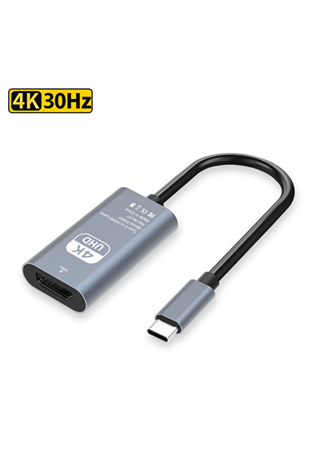 4K 30HZ USB C to HDMI Adapter for Monitor,4K HDMI to USB C Laptop Docking Stations for MacBook Pro,U