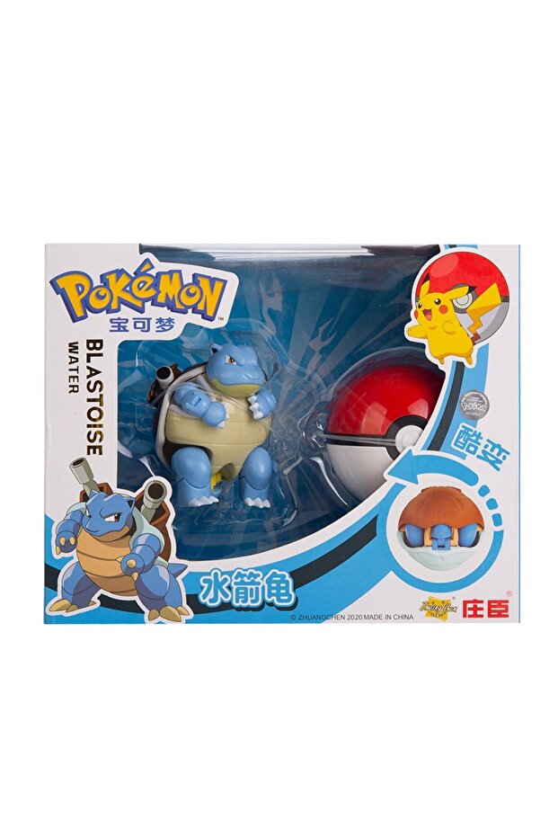Blastoise With Box Genuine Pokemon Anime Figure Pikachu Gengar Charizard Gyarados Mew Dragonite Pet