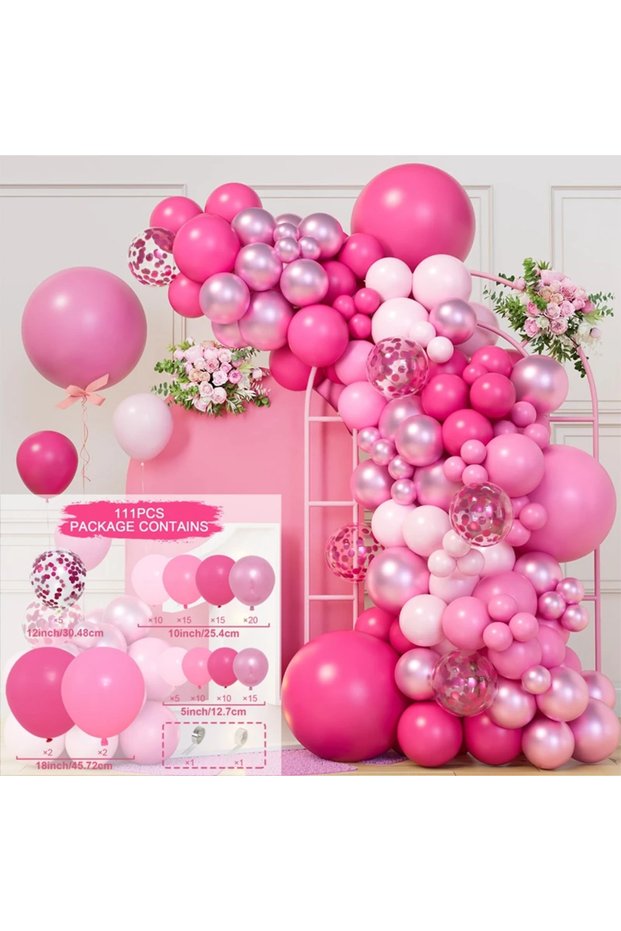 Other style 6 Balloon Garland Arch Kit Birthday Party Decoration Girl Birthday Foil Balloon Baby Sho